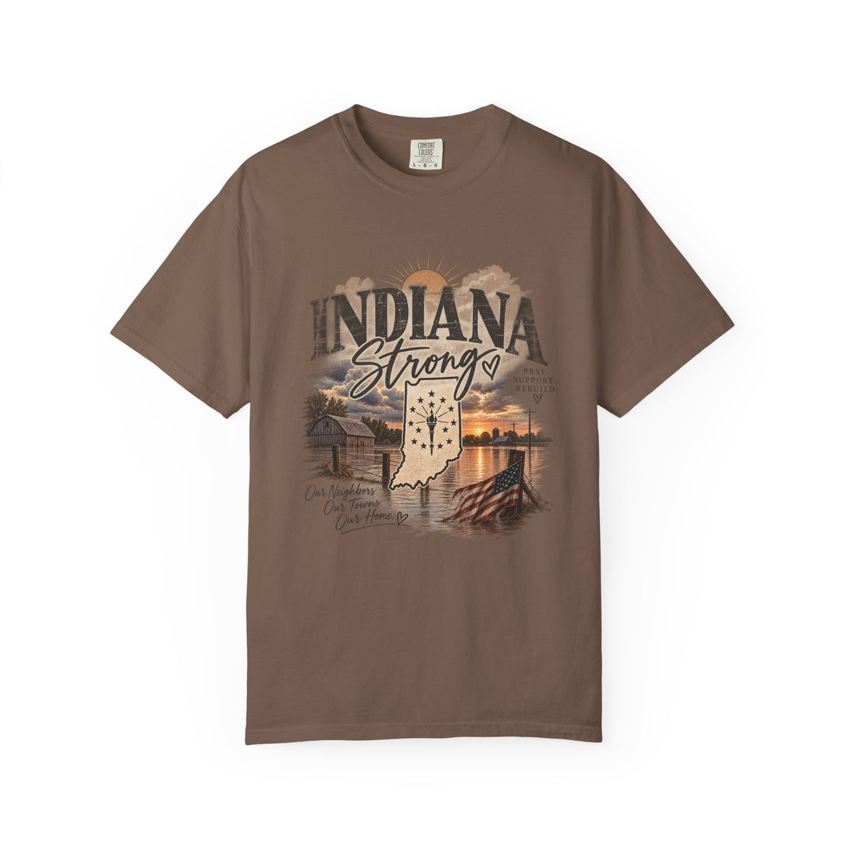 Indiana Strong Sunset Tee