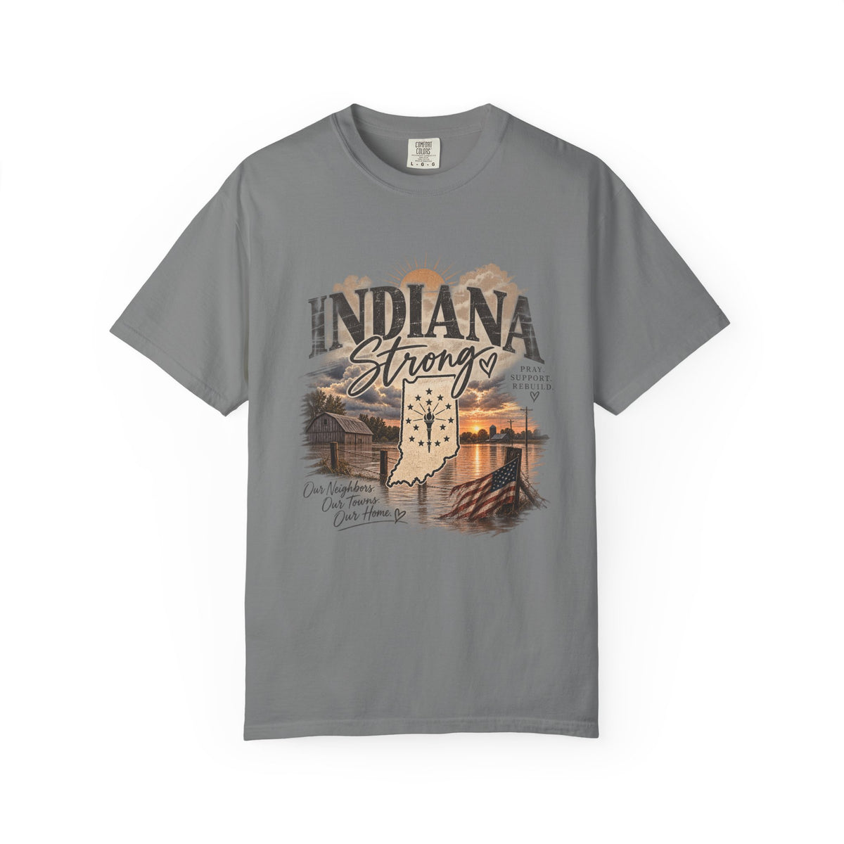 Indiana Strong Sunset Tee