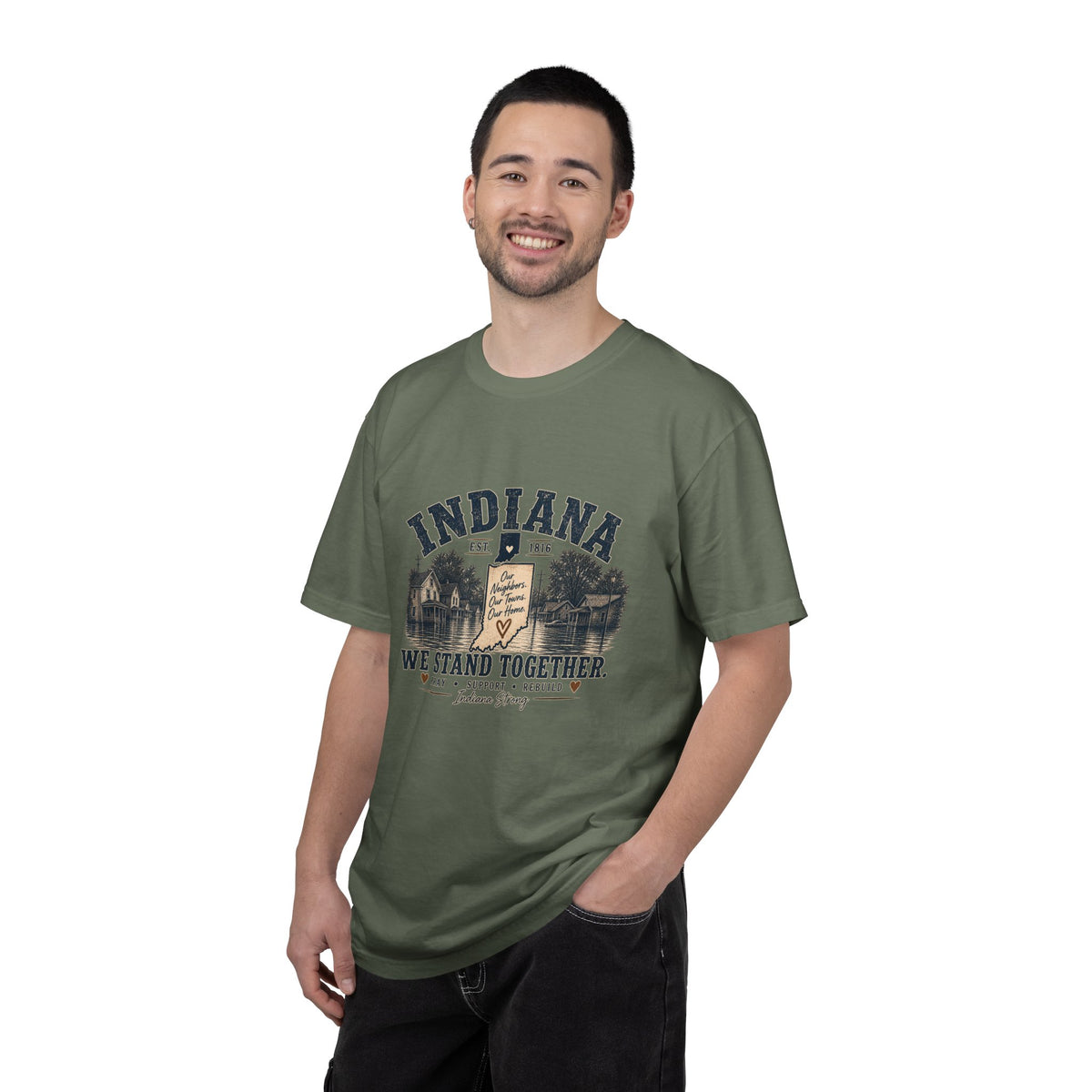 Indiana Vintage Crest Tee