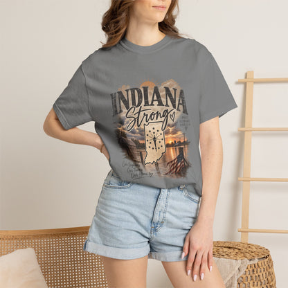 Indiana Strong Sunset Tee
