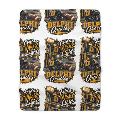 Delphi Oracles Friday Night Lights Sherpa Blanket