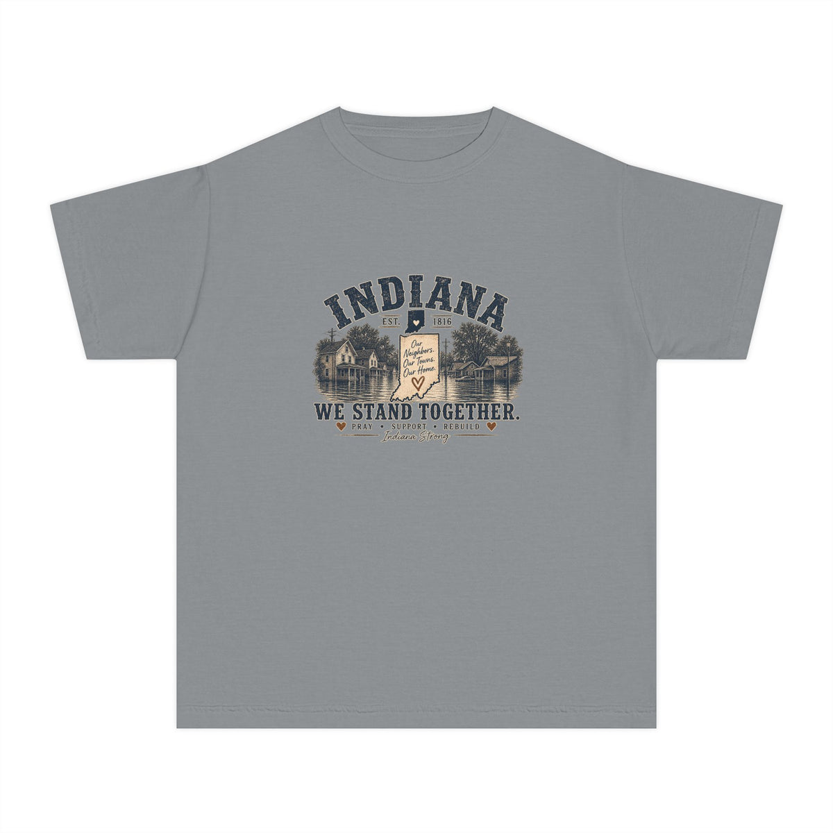 Indiana Vintage Crest Youth Tee