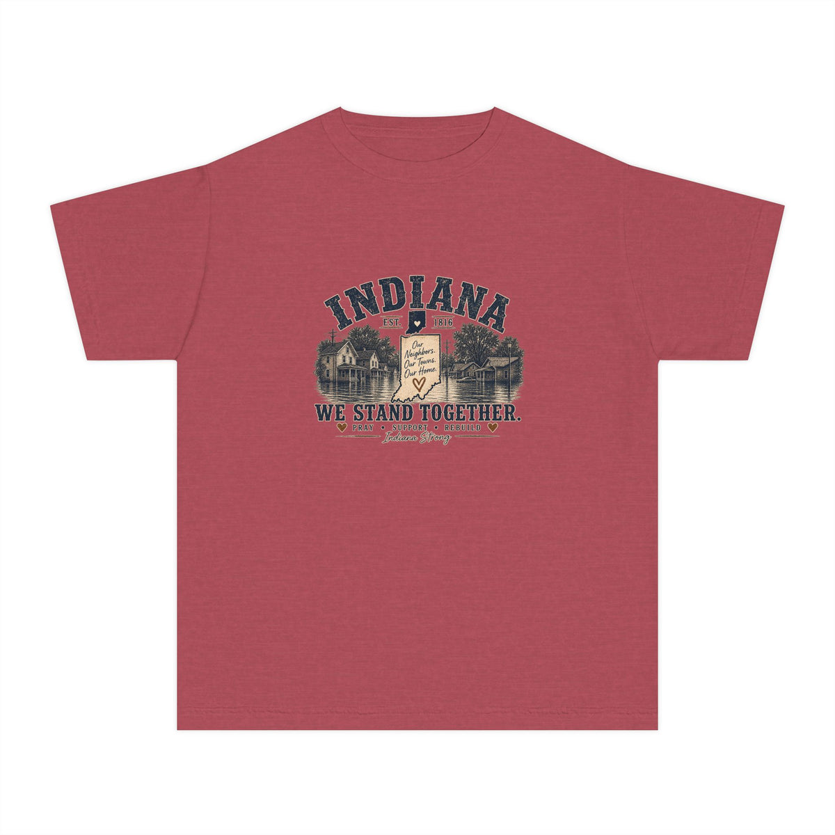 Indiana Vintage Crest Youth Tee