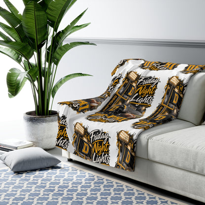 Delphi Oracles Friday Night Lights Sherpa Blanket
