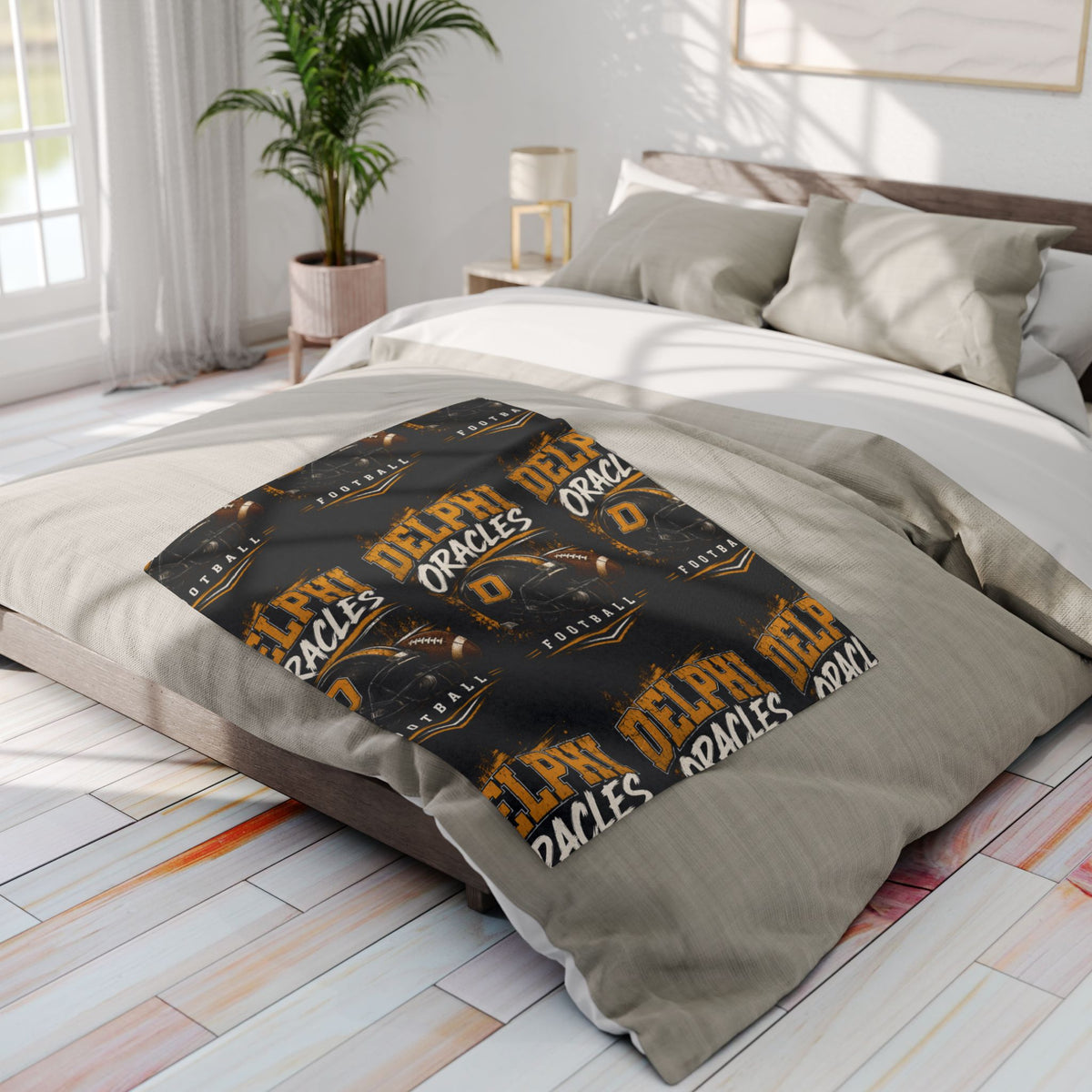 Delphi Oracles Football Fleece Blanket
