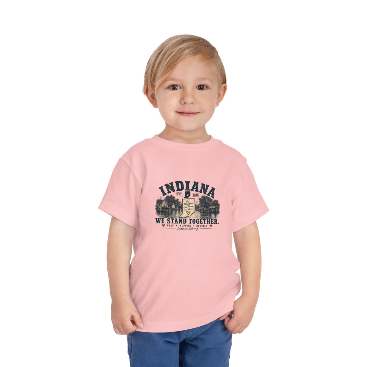 Indiana Vintage Crest Toddler Tee