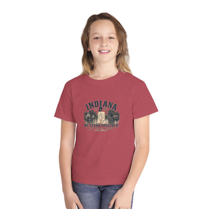 Indiana Vintage Crest Youth Tee