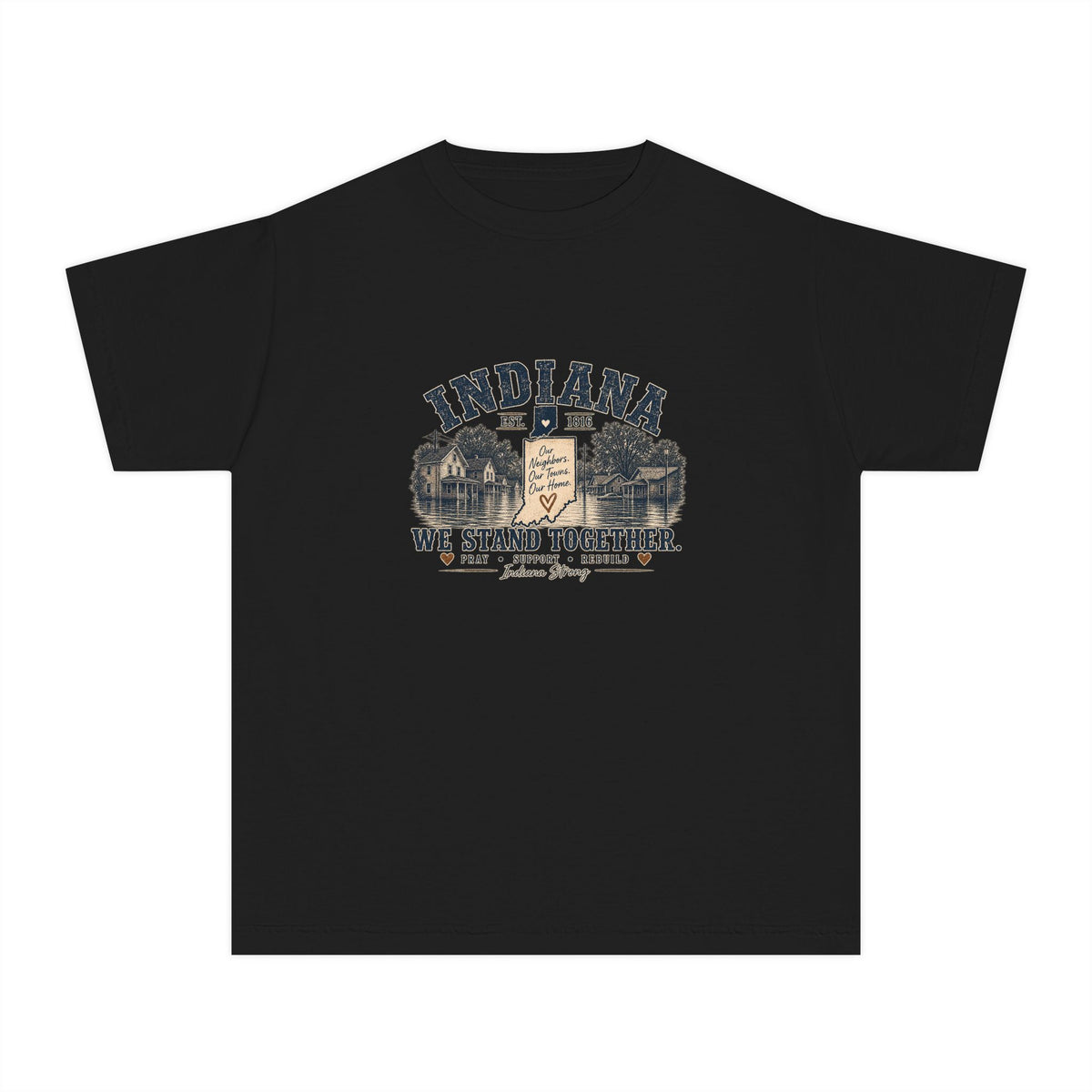 Indiana Vintage Crest Youth Tee