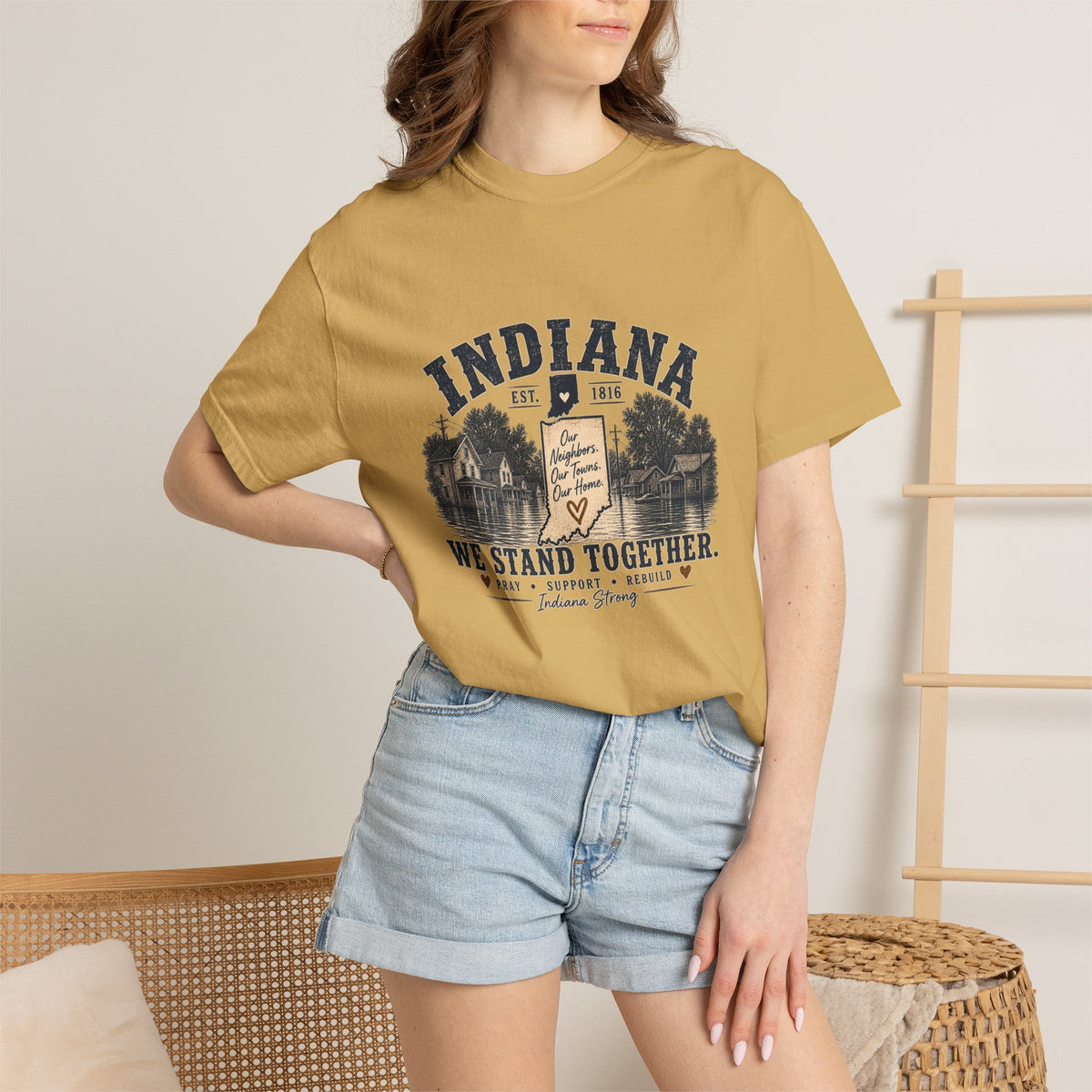 Indiana Vintage Crest Tee