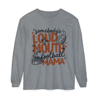 Somebody's Loud Mouth Football Mama Long Sleeve