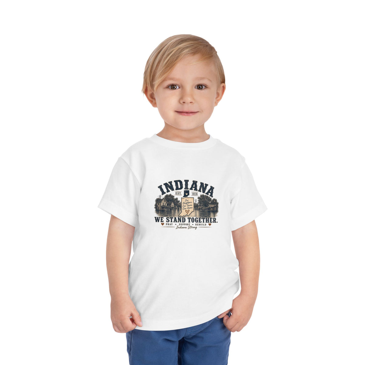 Indiana Vintage Crest Toddler Tee