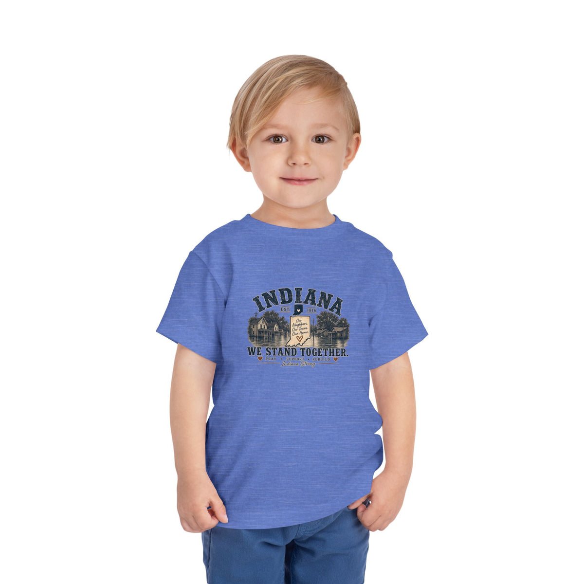Indiana Vintage Crest Toddler Tee