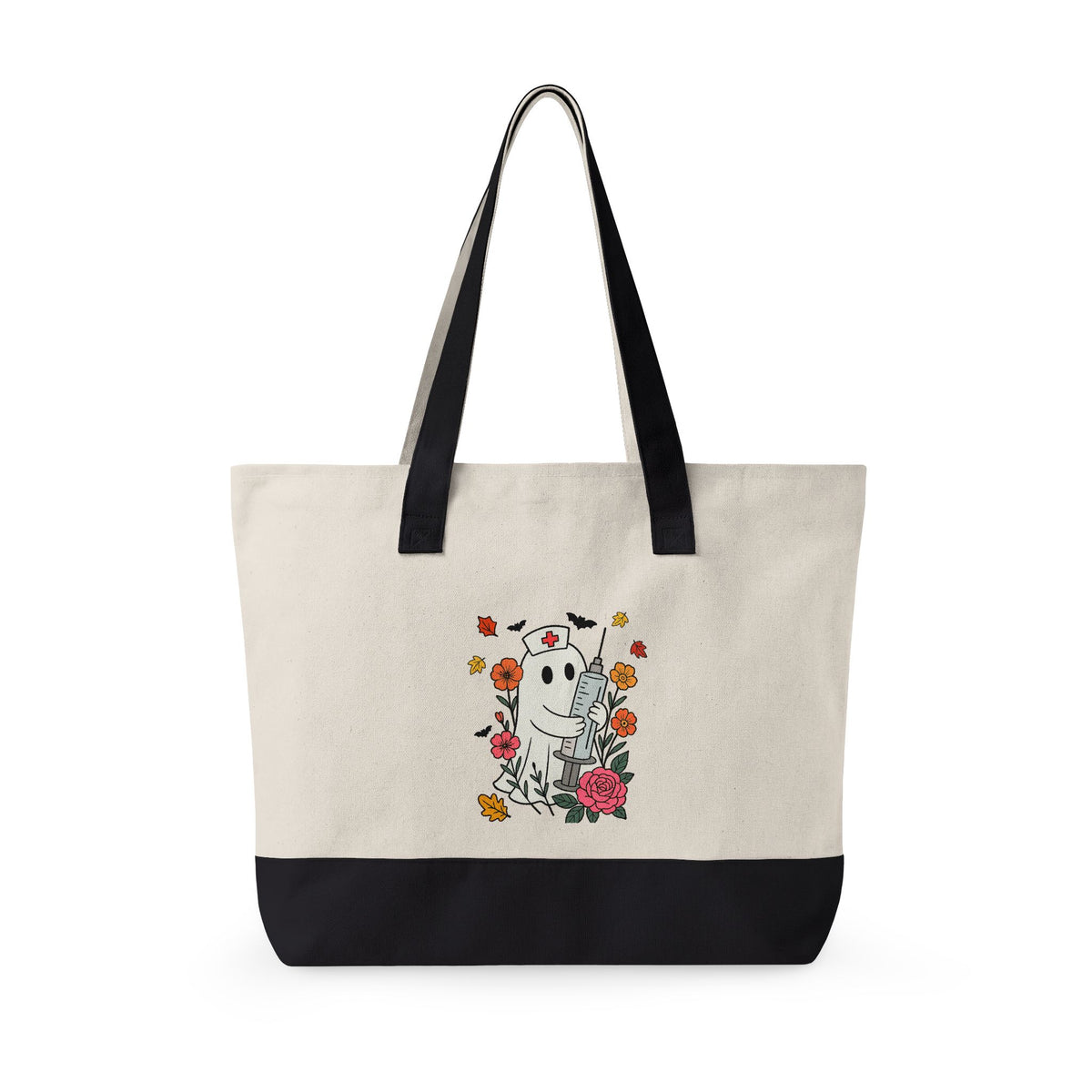 The Ghost & Roses Canvas Tote