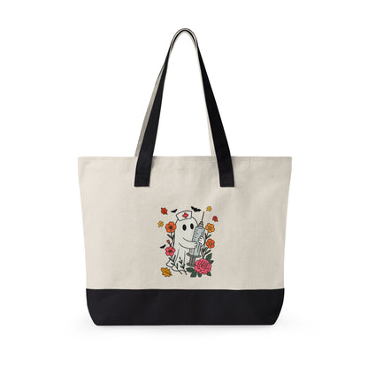 The Ghost & Roses Canvas Tote