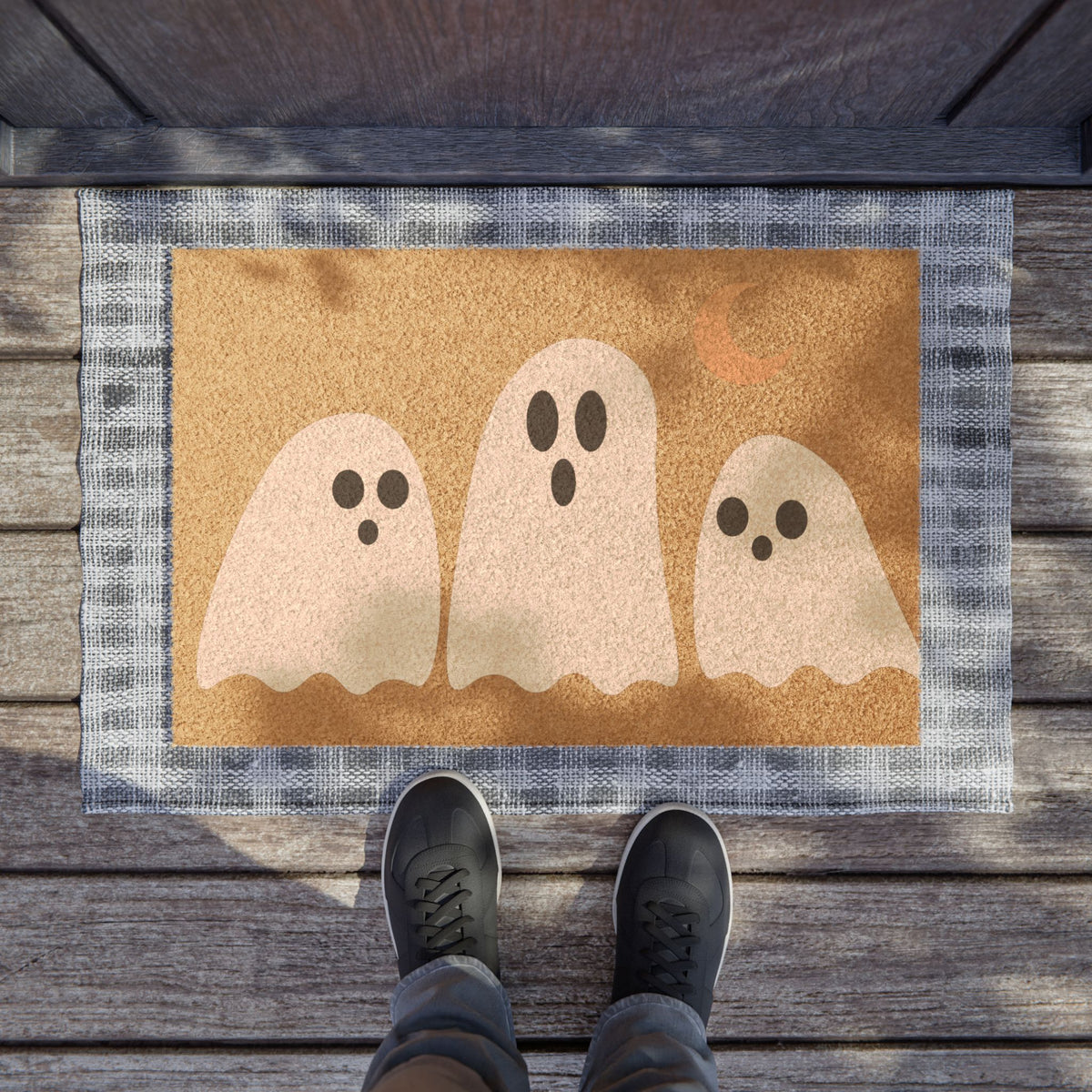 The Little Ghosts Halloween Doormat