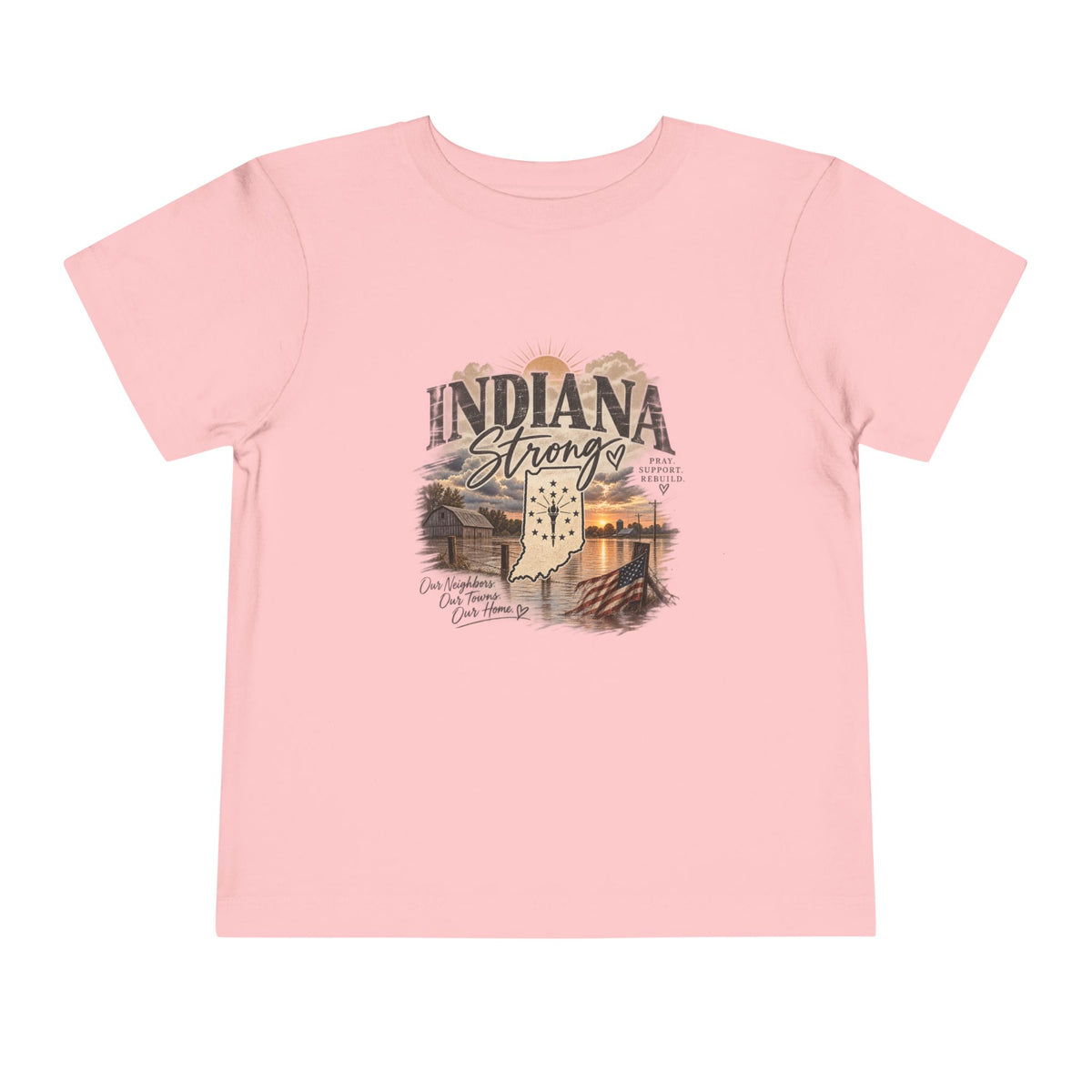 Indiana Strong Sunset Toddler Tee
