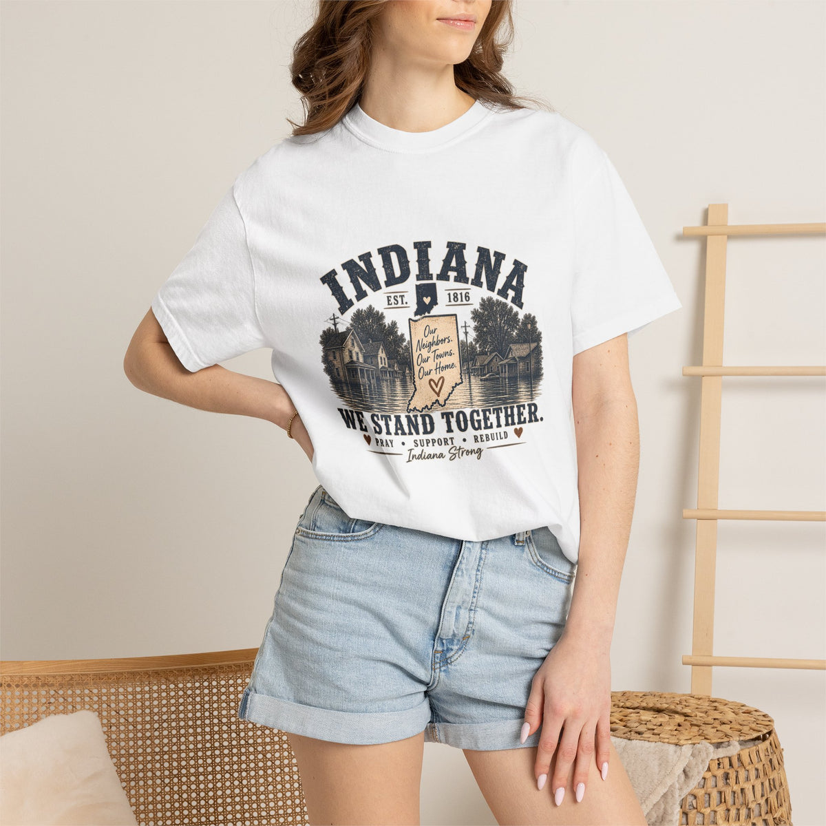 Indiana Vintage Crest Tee