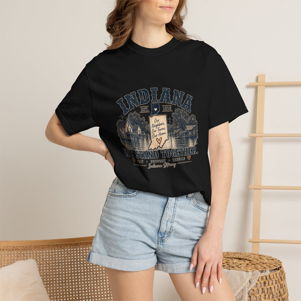 Indiana Vintage Crest Tee