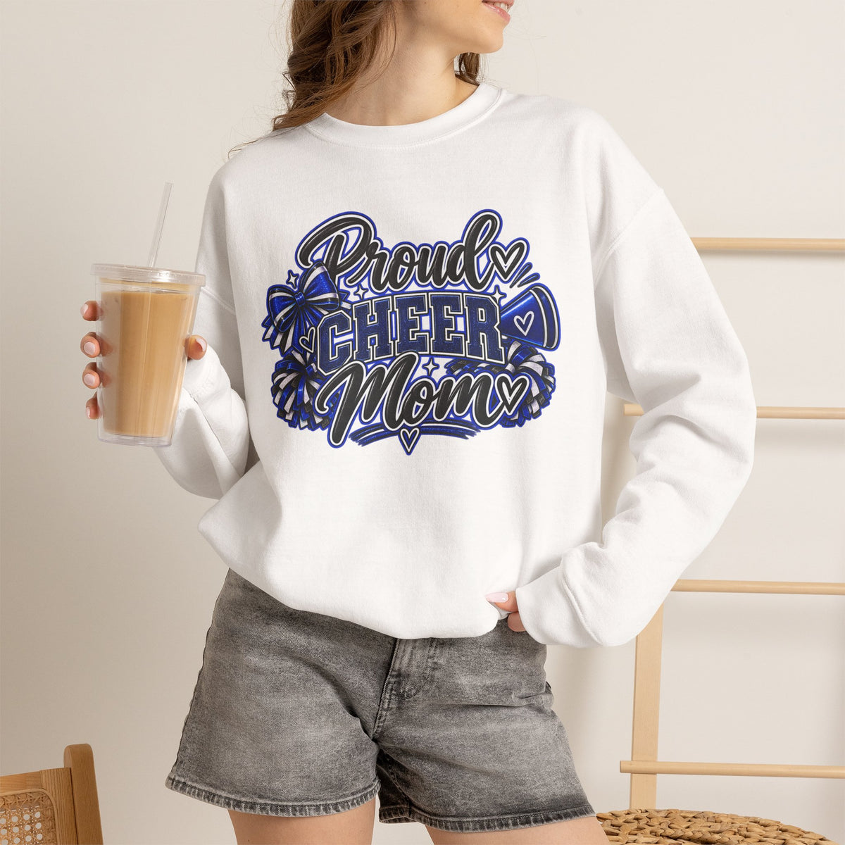 Proud Cheer Mom Personalized Crewneck