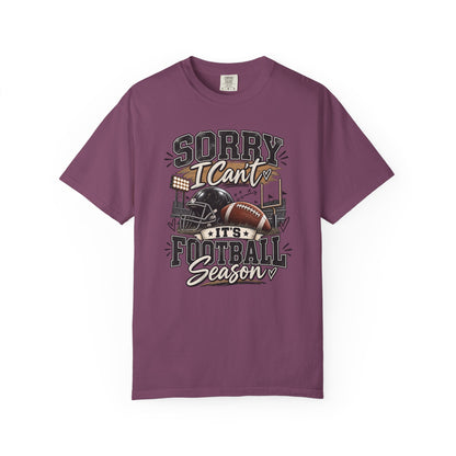 Sorry I Can't — It's Football Season Tee