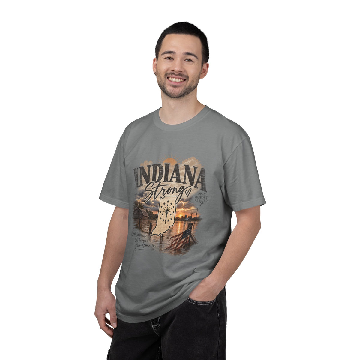 Indiana Strong Sunset Tee
