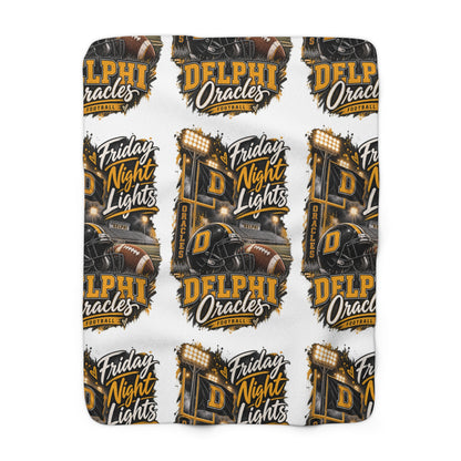 Delphi Oracles Friday Night Lights Sherpa Blanket