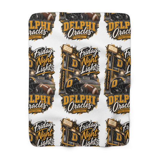 Delphi Oracles Friday Night Lights Sherpa Blanket