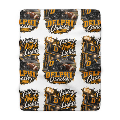 Delphi Oracles Friday Night Lights Sherpa Blanket