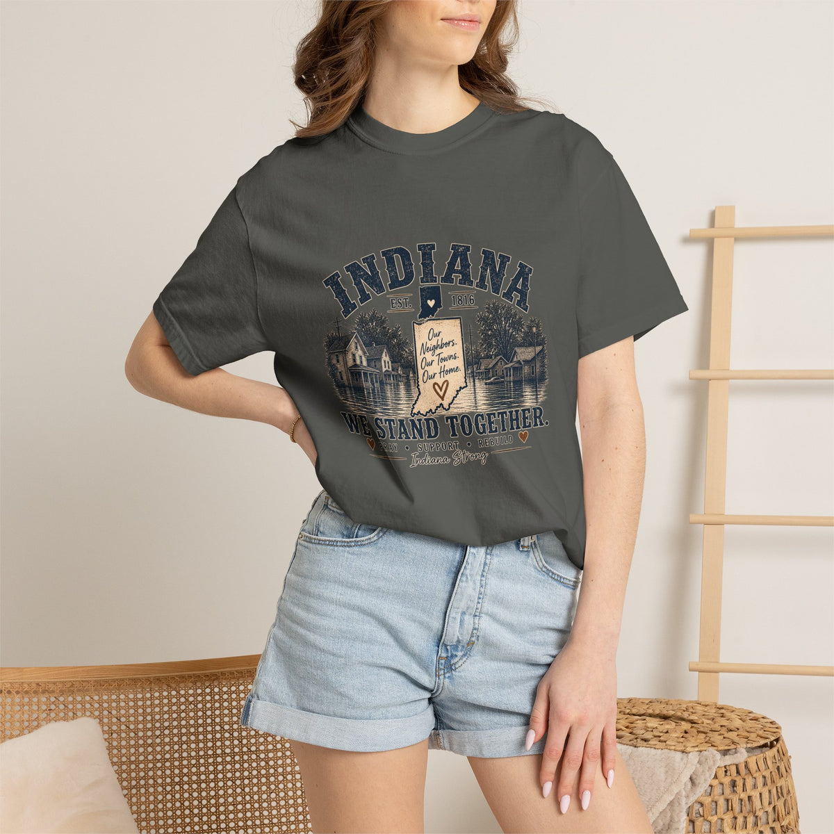 Indiana Vintage Crest Tee