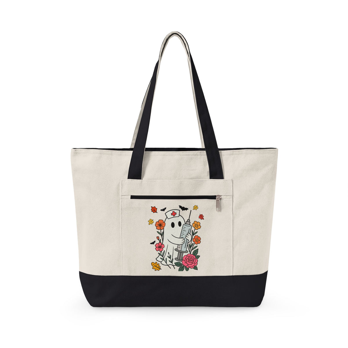 The Ghost & Roses Canvas Tote
