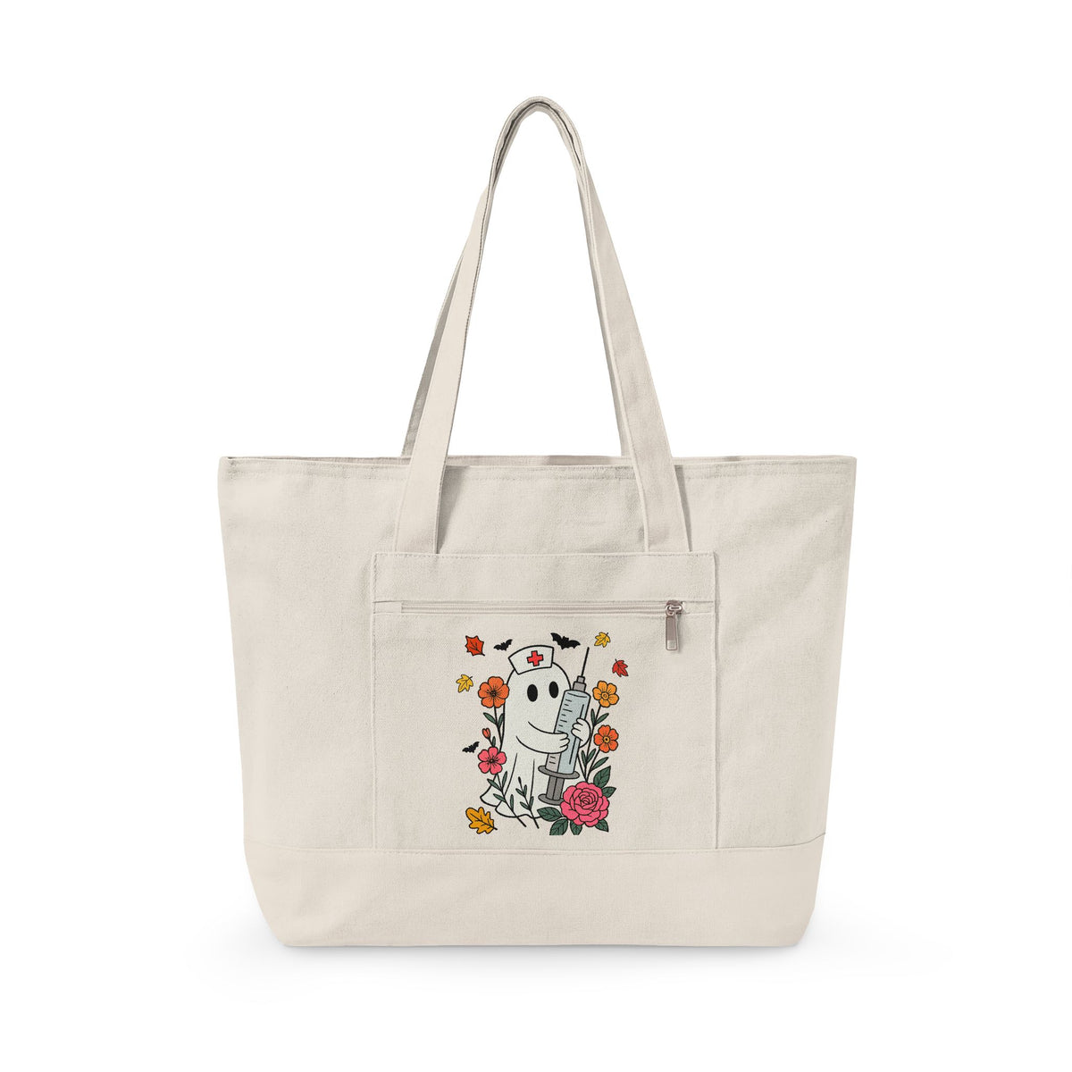 The Ghost & Roses Canvas Tote