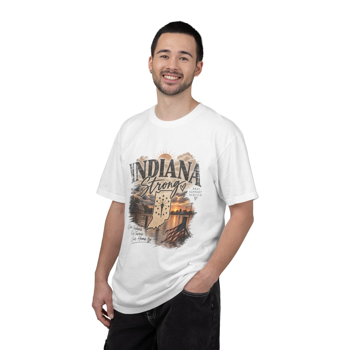 Indiana Strong Sunset Tee